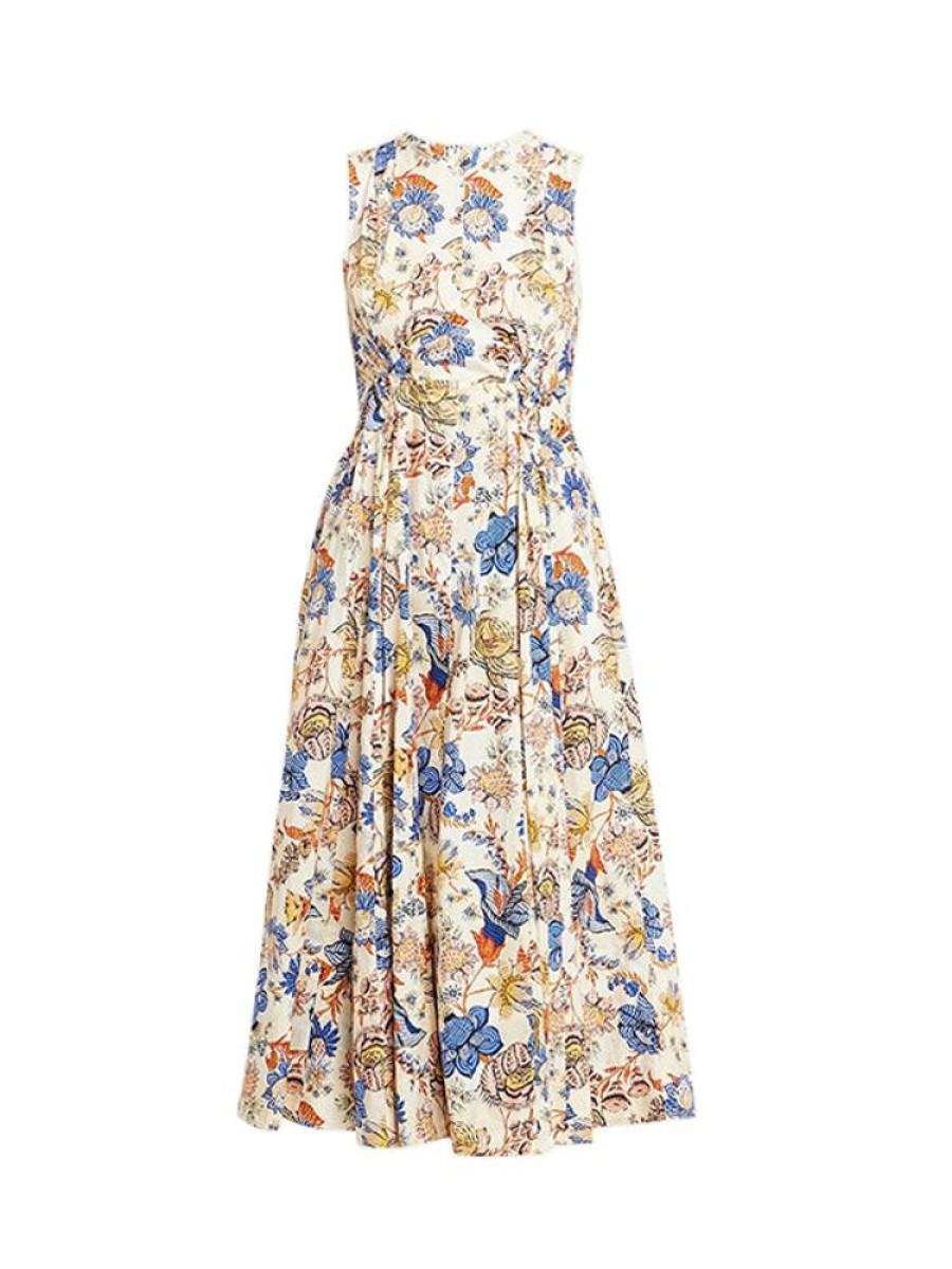 ULLA JOHNSON Kaiya Dress In Magnolia