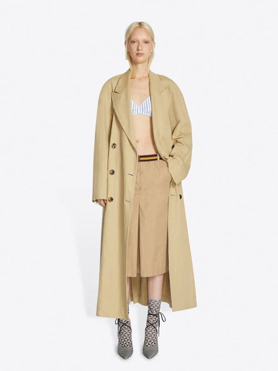 DRIES VAN NOTEN Rugby Coat In Hay