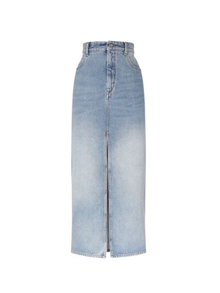 ISABEL MARANT Julicia Skirt In Ice Blue