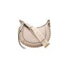 ISABEL MARANT Mini Oskan Moon Shoulder Bag In Light Beige