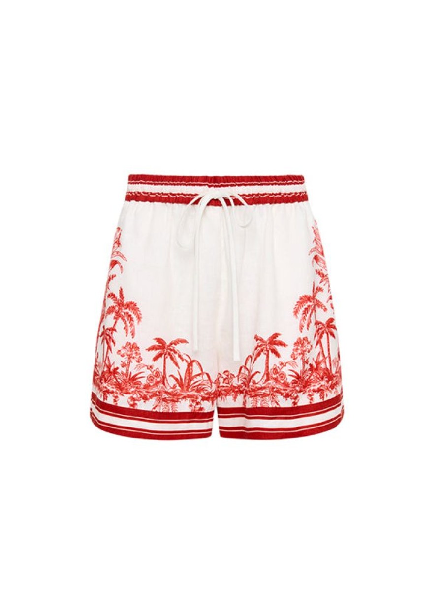 ANTIPODEAN Blythe Drawstring Short In Coconut