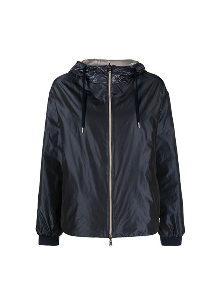 HERNO Reversible Padded Jacket In New Blu