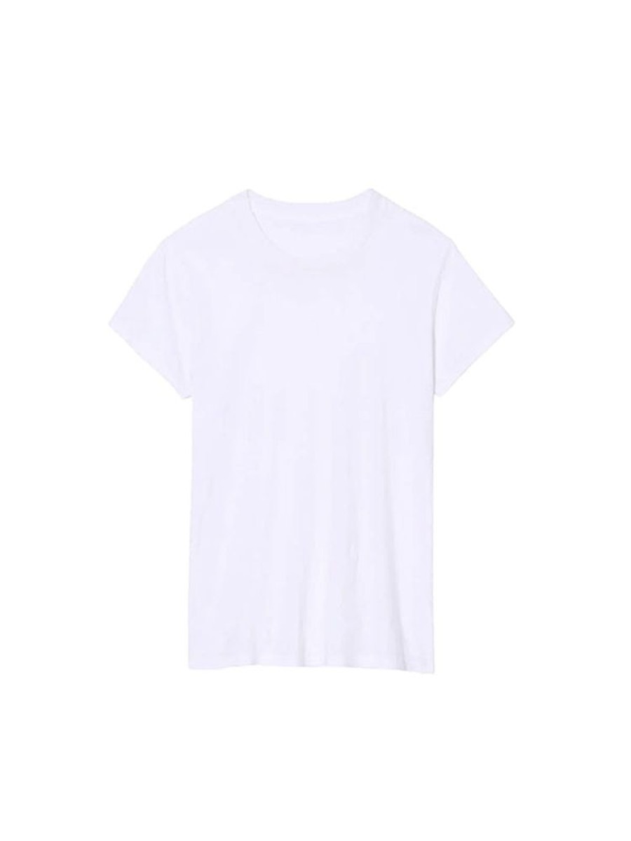 NILI LOTAN Mariela Crewneck Tee In White