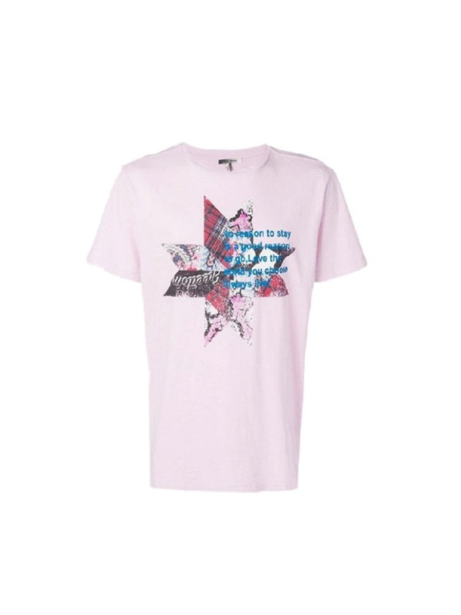 ISABEL MARANT ETOILE Zewel Tee Shirt In Light Pink