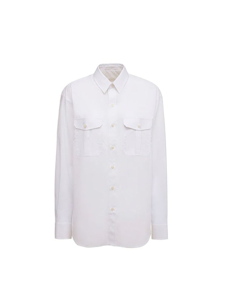 WARDROBE.NYC Oversize Shirt In White