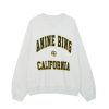 ANINE BING Jaci Sweatshirt California In Heather Grey