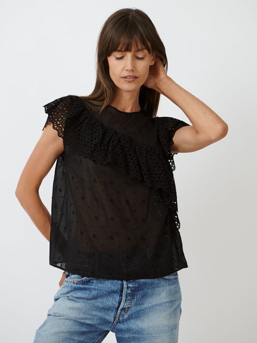 ISABEL MARANT ETOILE Sorani Top In Black