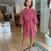 ISABEL MARANT ETOILE Kildi Dress In Cranberry