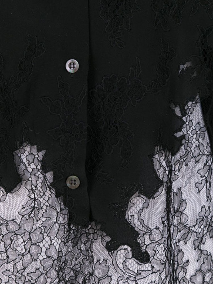 DRIES VAN NOTEN Chowy Embellished Shirt In Black