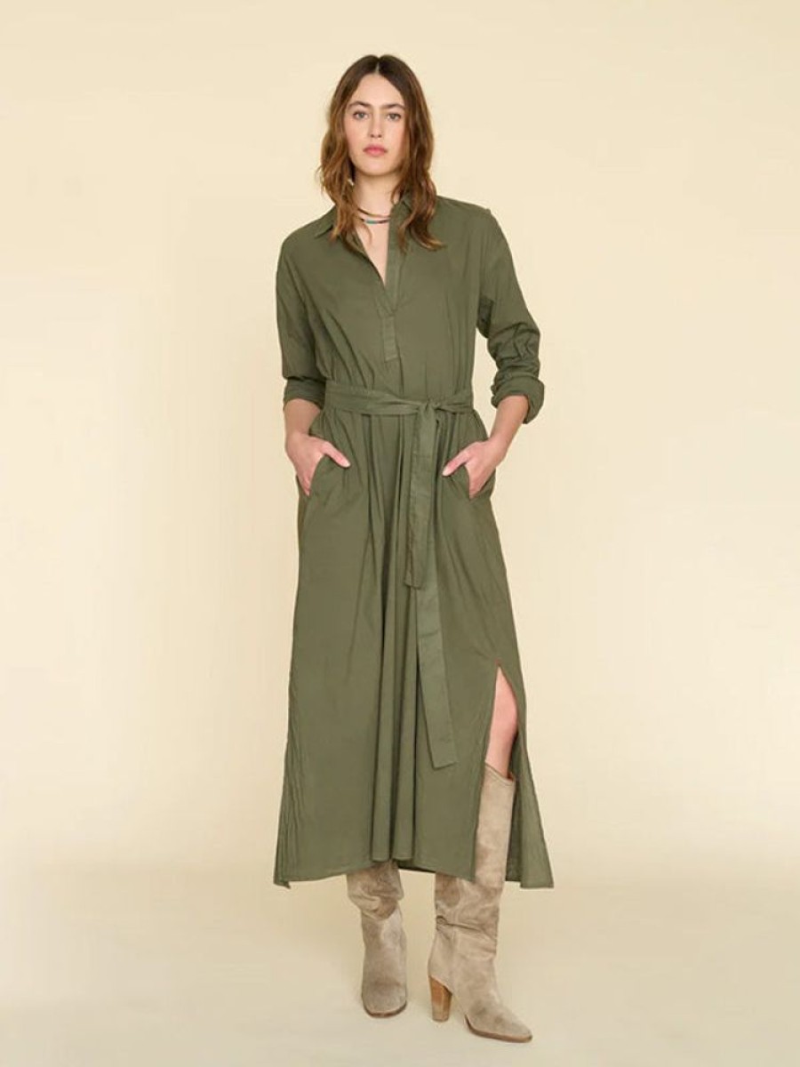 XIRENA Hope Dress In Ash Green