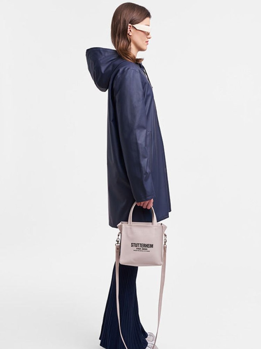 STUTTERHEIM Navy Lightweight Stockholm Raincoat