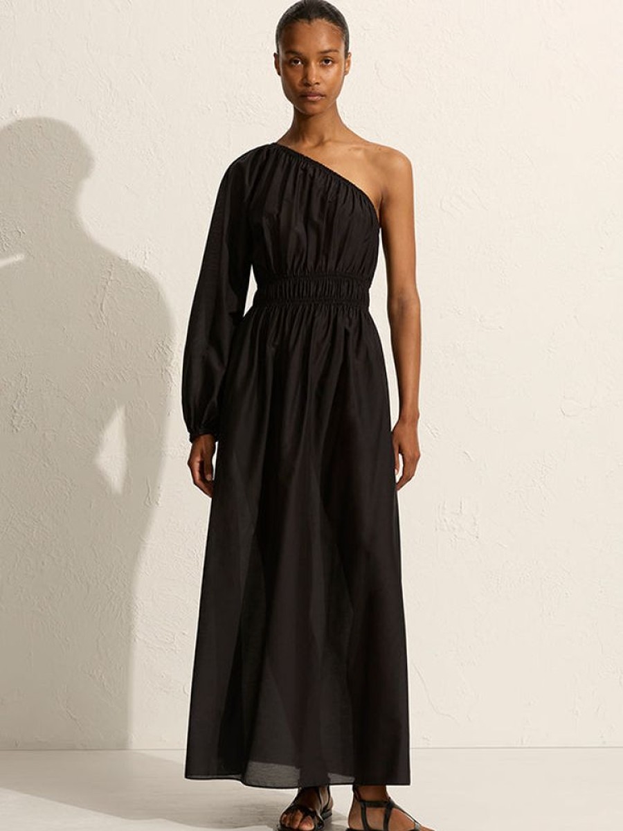 MATTEAU Single Sleeve Maxi In Black