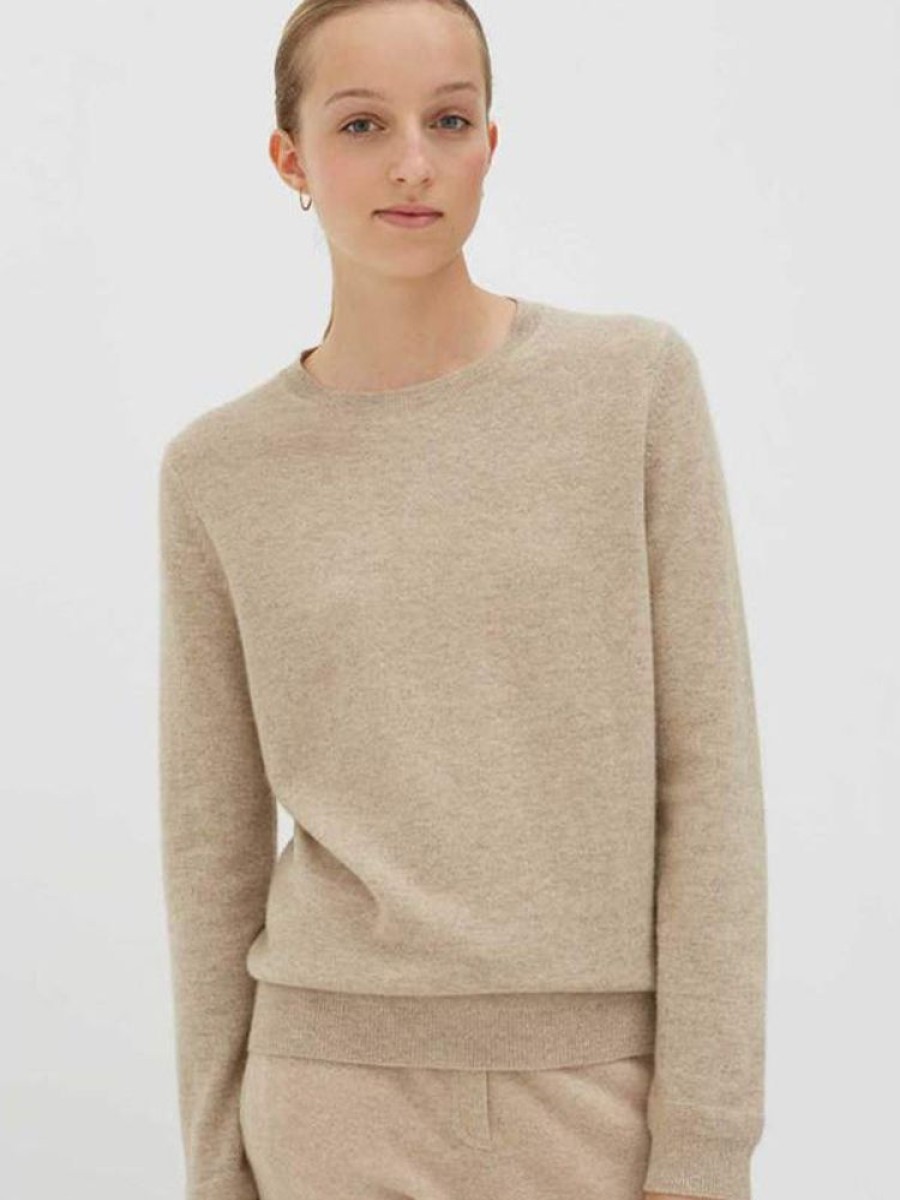 CHINTI AND PARKER The Crew Classic Fit Sweater In Oatmeal