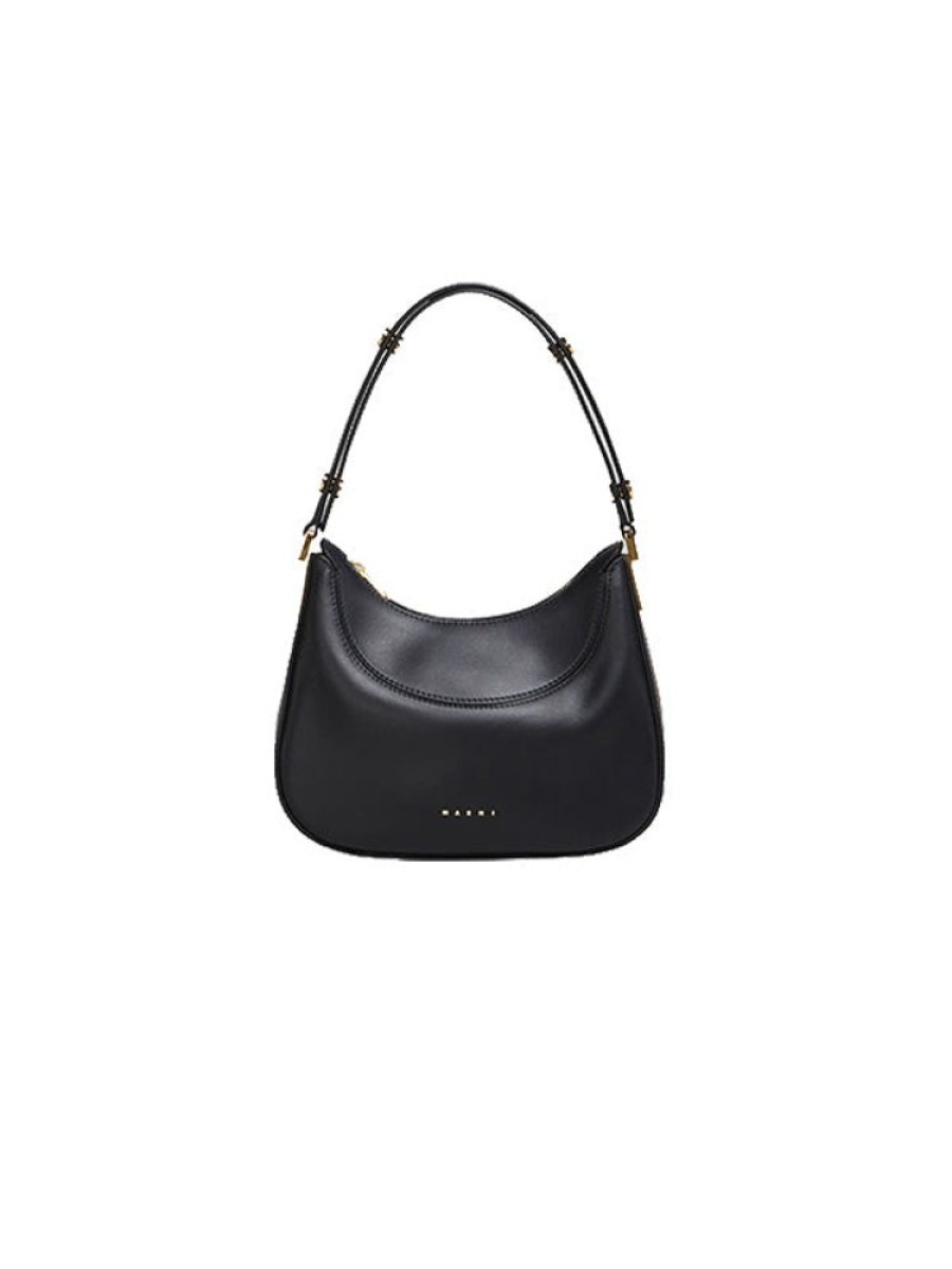 MARNI Milano Mini Shoulder Bag In Black