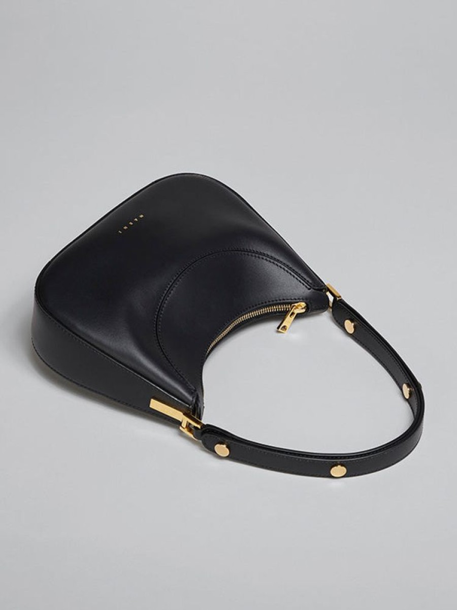 MARNI Milano Mini Shoulder Bag In Black