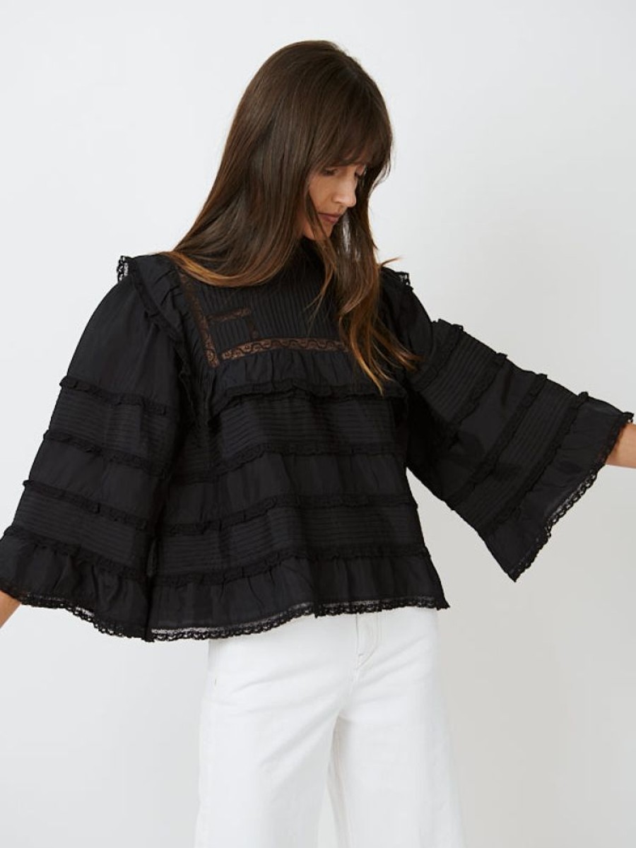 ISABEL MARANT Zalmara Top In Black