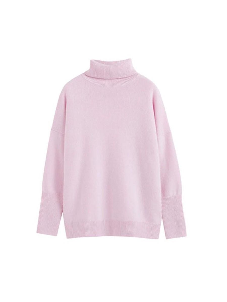 CHINTI AND PARKER The Relaxed Polo In Soft Pink