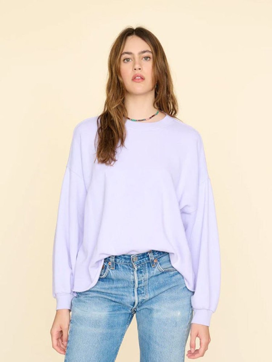 XIRENA Honor Sweatshirt In Pale Iris