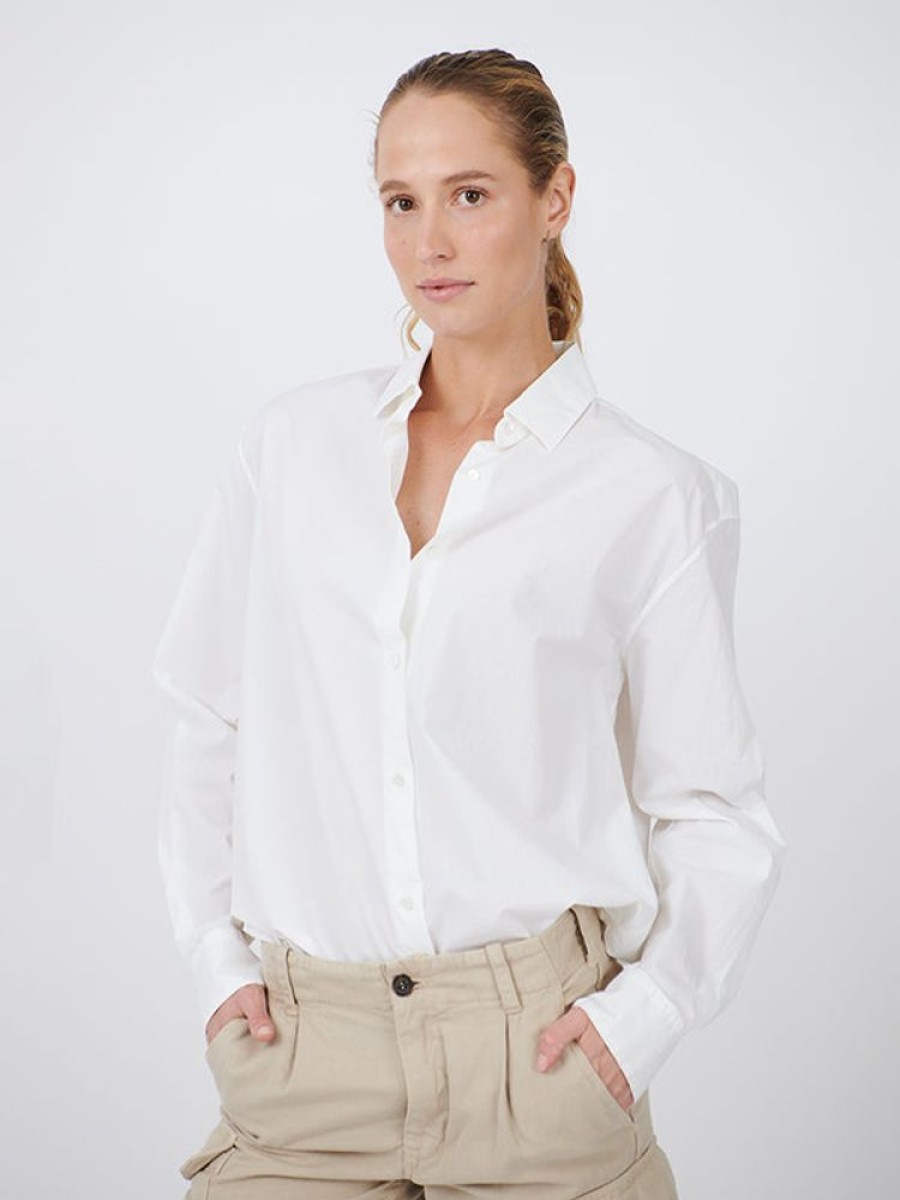 NILI LOTAN Yorke Shirt In White